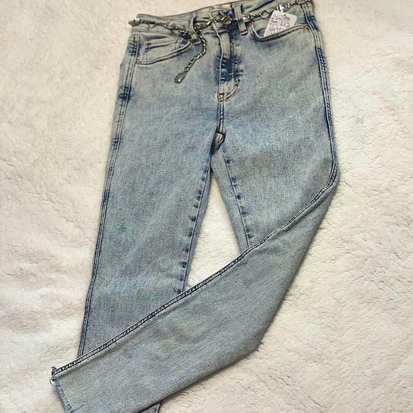 Free people 27 acid washed jeans NWT - Picture 4 of 5